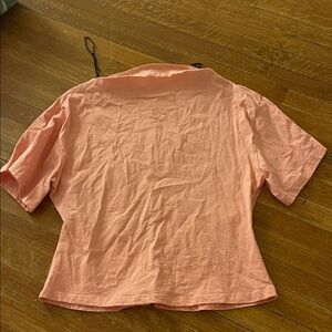 oversized pink shirt